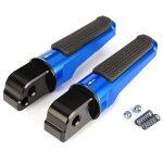 Blue repose - pieds de passager arri�re cnc, pour bmw s1000r s1000rr 14 - 19 s1000 r rr 2014 2015 2016 ...