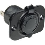 Blue sea 12 volt dash socket - black
