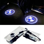 Bmw 2 pi�ces voiture porte lumi�res led 3d - lumi�re d'entr�e d'�clairage bienvenue - projecteur lampe ...
