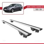 Pour bmw 3 series touring (e91) 2005 - 2011 hook barres de toit railing porte - bagages de voiture avec ...
