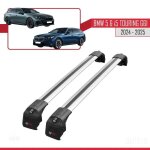 Compatible avec bmw 5 series / i5 g61 touring 2024 - 2026 ace - 2 barres de toit railing porte - bagages ...