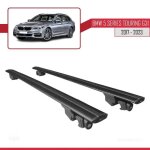 Compatible avec bmw 5 series touring (g31) 2017 - 2023 hook barres de toit railing porte - bagages de ...