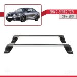 Compatible avec bmw s�rie 2 (f22) 2014 - 2019 ace - 3 barres de toit railing porte - bagages de voiture ...