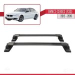 Compatible avec bmw s�rie 3 (f30) 2012 - 2019 ace - 3 barres de toit railing porte - bagages de voiture ...