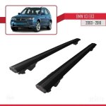 Porte - bagages de toit - bmw - hook - aluminium - noir - charge utile 300 kg