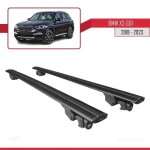 Compatible avec bmw x3 g01 2018 - 2023 hook barres de toit railing porte - bagages de voiture avec verrouillab ...