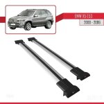 Compatible avec bmw x5 (e53) 2000 - 2006 barres de toit fly mod�le railing porte - bagages de voiture ...