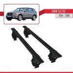 Compatible avec bmw x5 (f15) 2014 - 2018 barres de toit ace - 4 railing porte - bagages de voiture noir ...
