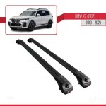 Compatible avec bmw x7 (g07) 2020 - 2026 ace - 1 barres de toit railing porte - bagages de voiture noir ...