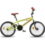 Bmx freestyle aurelia - jaune - freins a jante - v�lo pour les gar�ons de 20 pouces