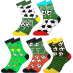 Bnhgc - 5 paires chaussette foot enfant 35 - 38 coton cadeau foot enfant anniversaire football cadeau ...