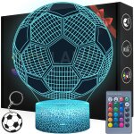 Bnhgc - football veilleuse pour enfants, lampe de décoration football 16 couleurs de lumière modifiables ... Bnhgc - football veilleuse pour enfants, lampe de décoration football 16 couleurs de lumière modifiables ...