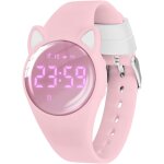 Bnhgc - montre digitale enfant avec chronomtre, eclairage, alarme, date, podomtres marche non connect ...