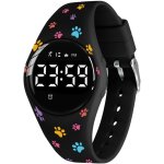Bnhgc - montre digitale enfant avec chronomtre, eclairage, alarme, date, podomtres marche non connect ...