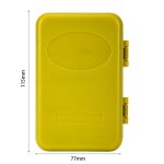Bo�te d'app�t portable pour la p�che a la mouche, bo�te d'app�t pour attraper des poissons, spinner, ...