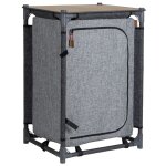 Bo - camp placard de camping norbury 57x48x80 cm anthracite
