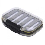 Bote de pche lgre, format de poche, pratique, double face, pour les mouches d'eau sale