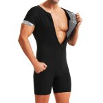 Body de sauna 3 en 1 pour hommes, pigeage de chaleur, perte de poids, modelant le corps, entranement, ...