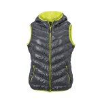 Bodywarmer duvet doudoune sans manches femme - jn1061 - gris
