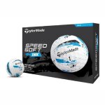 Boite de 12 balles de golf taylormade speedsoft ink