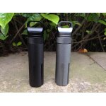 Bote de bouteille etanche en aluminium, 1 pice, pour aviation, camping en plein air, survie d'urgence, ...