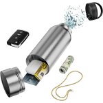 Boite cachette secrete, bouteille d'eau isotherme, sans bpa, mini coffre fort gourde pour sport, gym, ...
