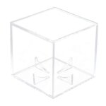 Bo�te carr�e de baseball durable, fournitures de sport, autographe, protection de balle, bo�te acrylique ...