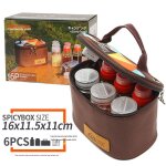 Botes de condiments mini cls pour camping en plein air barbecue ragot de cuisine botes de rangement ...