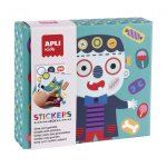 Bo�te de gommettes - enfant - jeu - monstres - apli kids