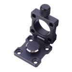 Bote de matriel de pche, support pliant et dtachable pour parapluie de pche