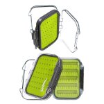 Bote de pche a la mouche 2025, double face, etanche, rsistante aux chocs, avec couvercle transparent, ...