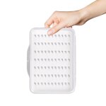 Bote de pche a la mouche etanche, bote a mouches flottante, accessoires outils avec couvercle transparent ...