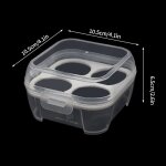 Boîte de rangement d'emoufs de camping antichoc, conteneur alimentaire portable, t1 pour randonnée, distribute ... Boîte de rangement d'emoufs de camping antichoc, conteneur alimentaire portable, t1 pour randonnée, distribute ...