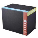 Bo�te de saut pliom�trique 3 en 1 - duoku - 30 / 24 / 20 po - cotton plyo box - plate - forme d'entra�nement ...