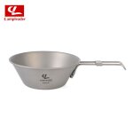 Bol d'ext�rieur pliant en titane, vaisselle, bol a riz de camping, anti - br�lure et anti - chute, bol ...