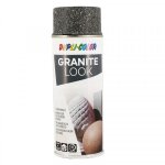 Bombe de peinture - effet granit - gris - duplicolor - 400 ml