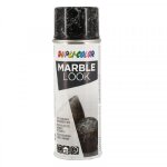 Bombe de peinture - effet marbre noir veines blanches - d�coration - duplicolor - 200 ml