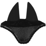 Bonnet anti - mouches pour cheval equith�me mirror full mixte noir