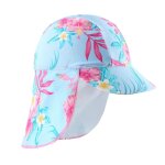 Bonnet de bain pour bb, couvre - chef de sport, schage rapide, protection solaire anti - uv, vtements ...