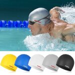 Bonnet de bain en silicone pour femmes, hommes et enfants, ?quipement de natation