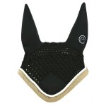 Bonnet chasse - mouches equithème polyfun - couleur : noir / taupe, taille : cheval Bonnet chasse - mouches equithème polyfun - couleur : noir / taupe, taille : cheval
