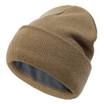 Bonnet d'hiver chaud en tricot doux pour hommes et femmes, optique, manchette tête de mort, bonnet doublé ... Bonnet d'hiver chaud en tricot doux pour hommes et femmes, optique, manchette tête de mort, bonnet doublé ...