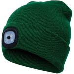 Bonnet a led rechargeable par usb avec lampe frontale 4 led bonnet tricot chaud pour l'hiver unisexe ...