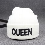 Bonnet avec lettres brodées pour homme et femme, bonnet chaud tricoté, style hip hop, pour les amoureux ... Bonnet avec lettres brodées pour homme et femme, bonnet chaud tricoté, style hip hop, pour les amoureux ...