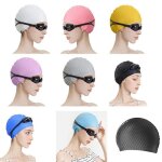 Bonnet de natation en silicone elastique, antid�rapant, imperm�able, anti - chute