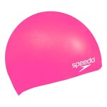Bonnet de natation speedo plain moulded silicone junior rose