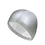 Bonnet de natation en tissu pu impermable, protection des oreilles, cheveux longs disponibles, chapeau ...