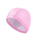 Bonnet de natation en tissu pu impermable, protection des oreilles, cheveux longs, flexible, disponible, ...