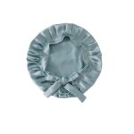 Bonnet de nuit ajustable en soie pour cheveux longs, 100 % soie de mûrier bleu clair Bonnet de nuit ajustable en soie pour cheveux longs, 100 % soie de mûrier bleu clair