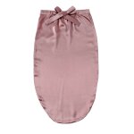 Bonnet de nuit long 100% soie de mrier rose
